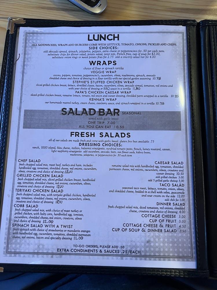 Cowboys And Angels Place Menu image 3
