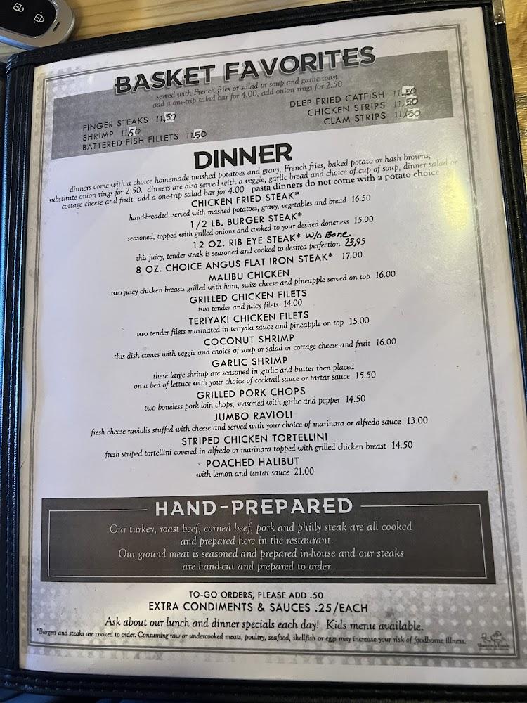 Cowboys And Angels Place Menu image 4